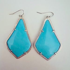 Kendra Scott Alex earrings in Teal